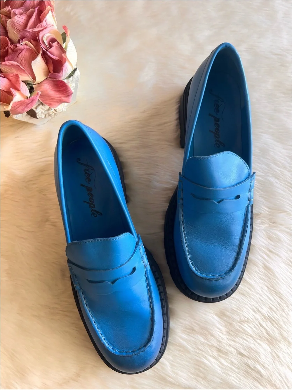 New • Free People Lyra Lug Sole Loafer - Picture 2 of 7